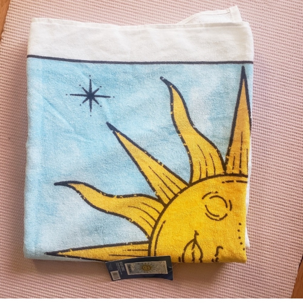 The Sun Tarot Beach Towel , NWT